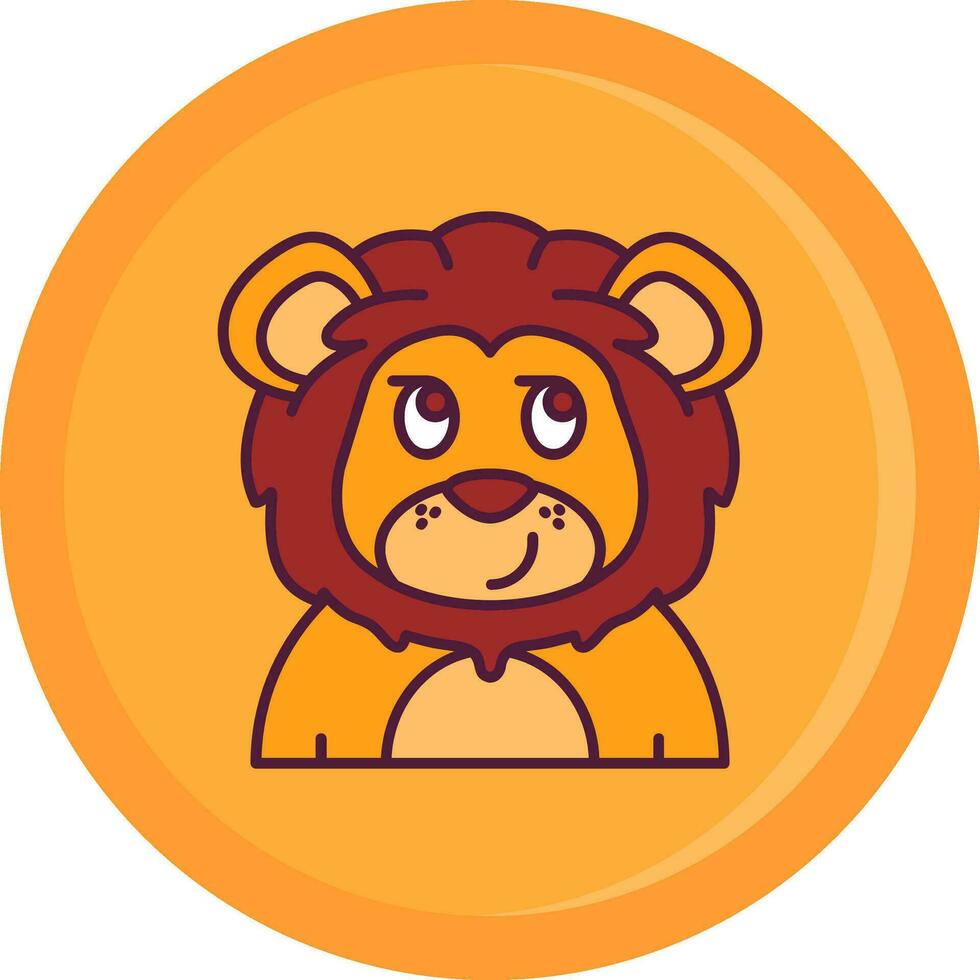 Smirking Line Filled Icon vector