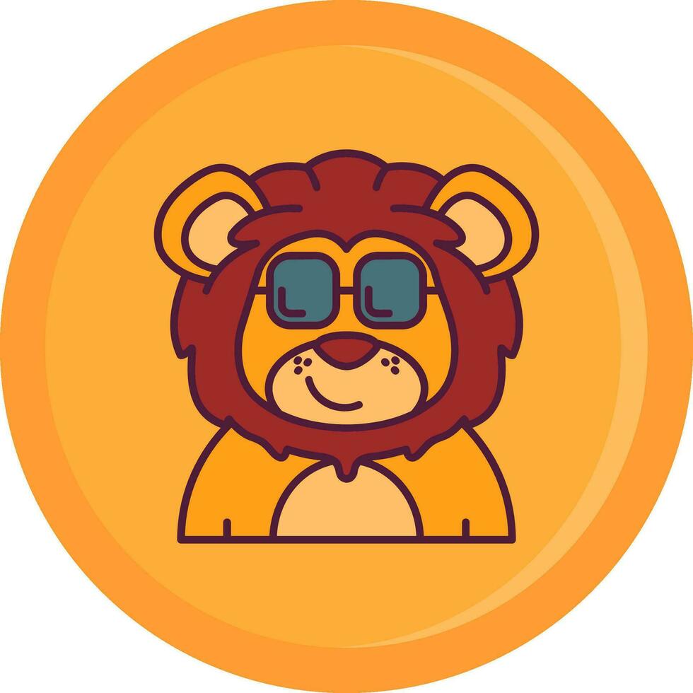 Cool Line Filled Icon vector