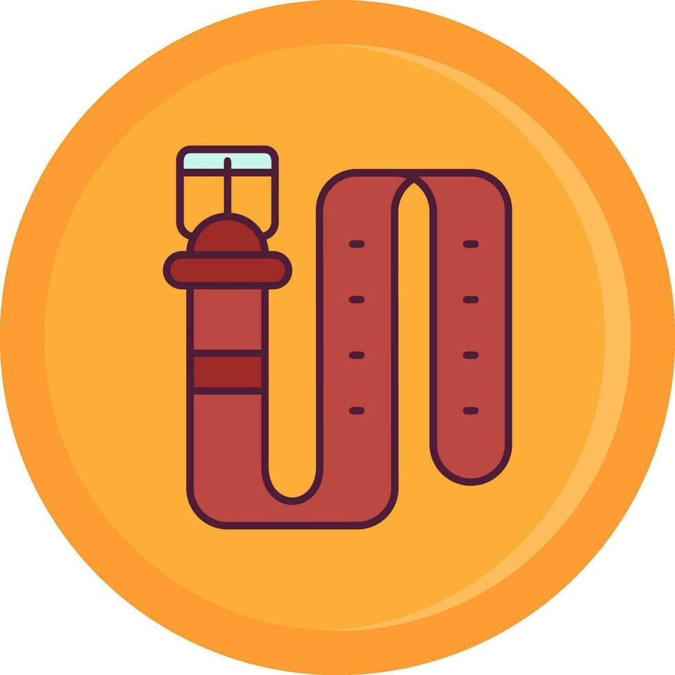 Belt Line Filled Icon vector