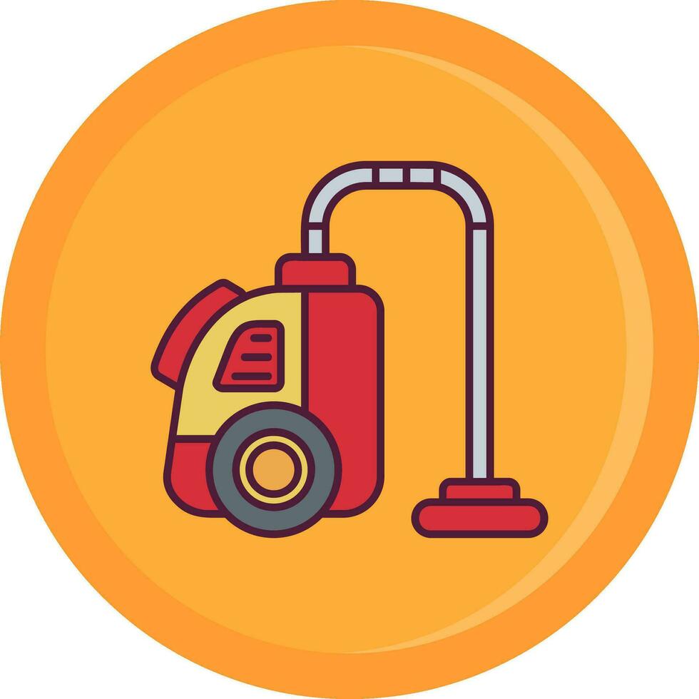 Vacuum cleaner Line Filled Icon vector