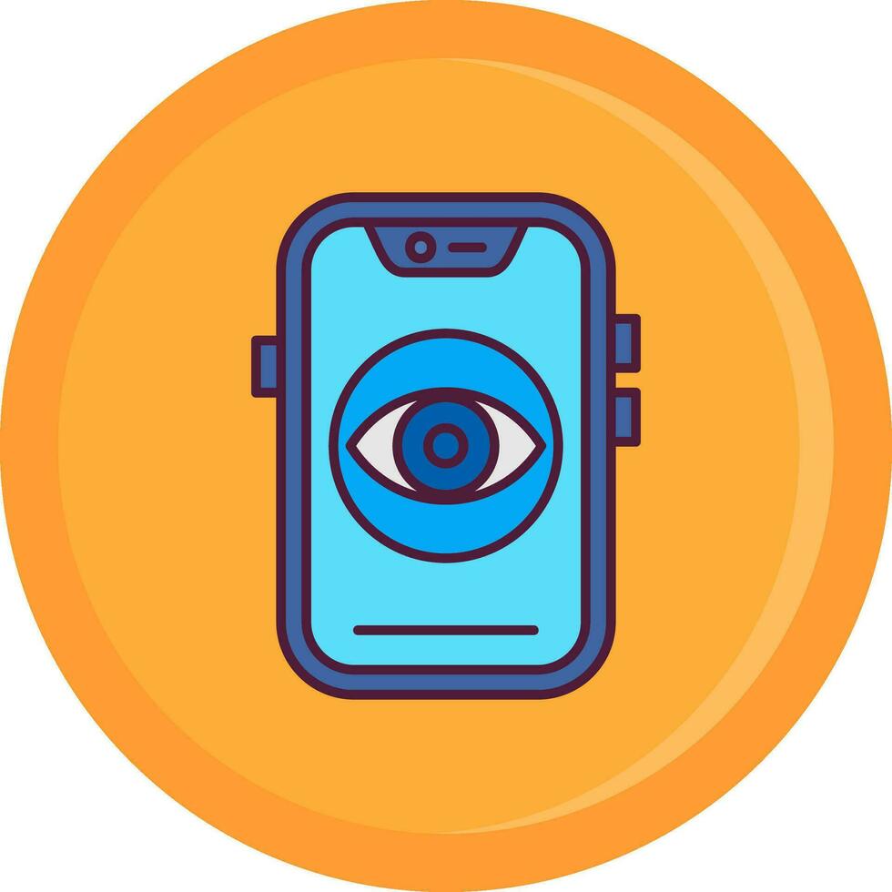 View Line Filled Icon vector