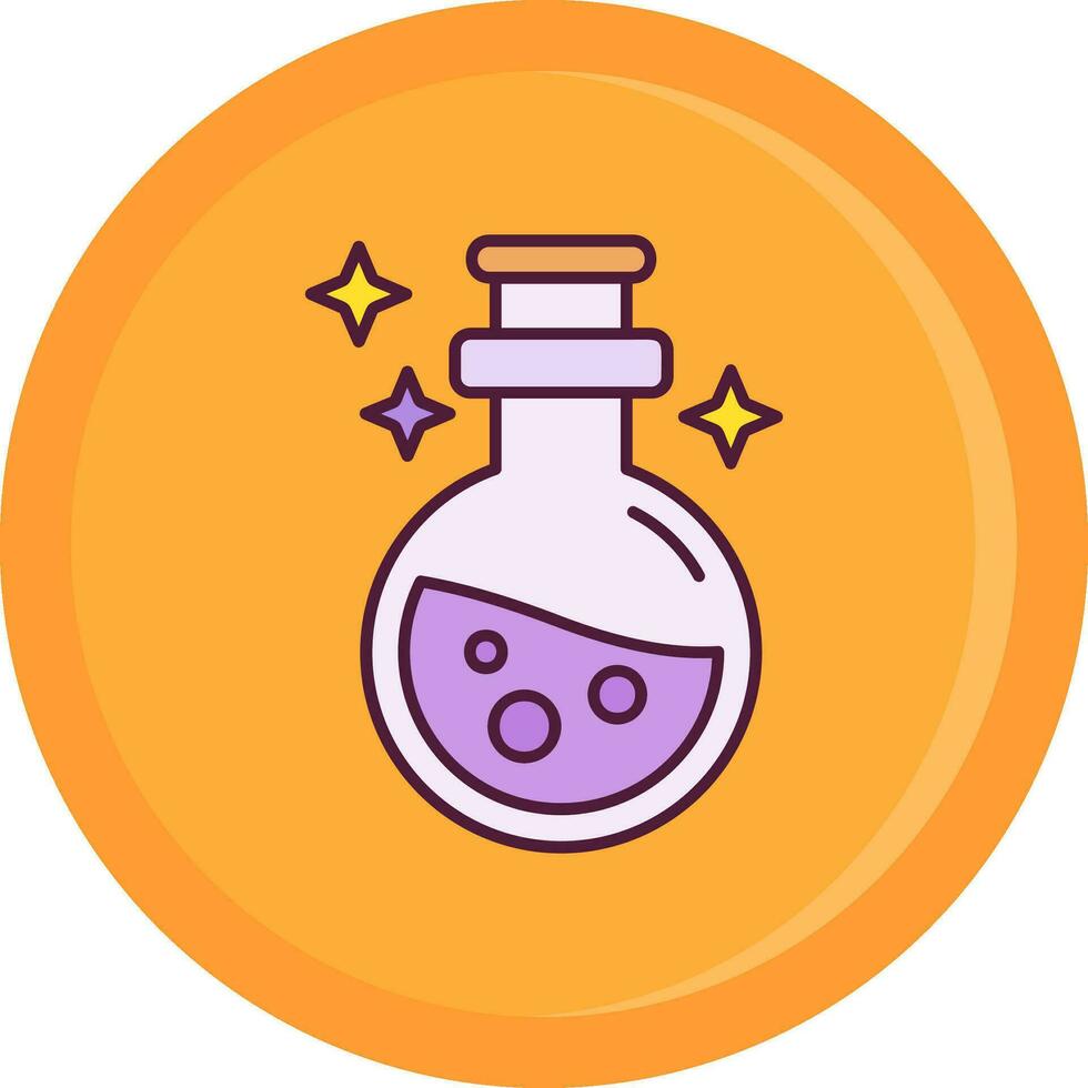 Potion Line Filled Icon vector