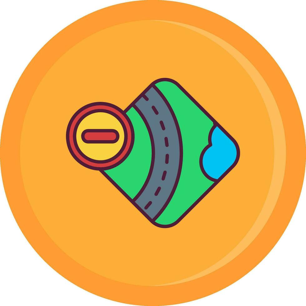Block Line Filled Icon vector