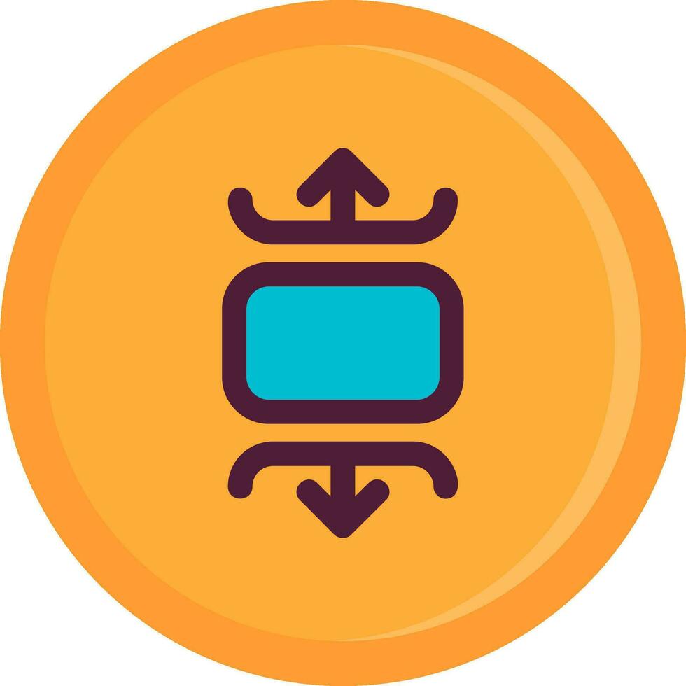 Carousel vertical Line Filled Icon vector