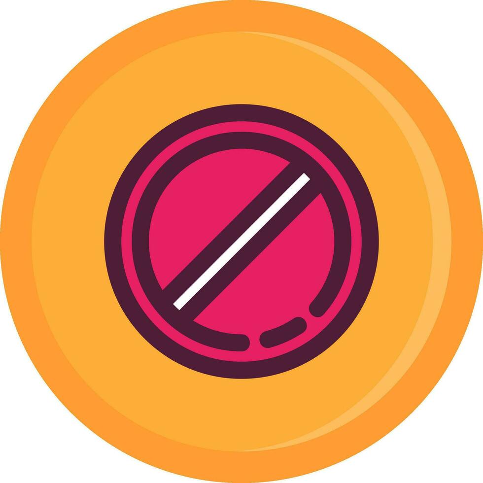 Block 1 Line Filled Icon vector