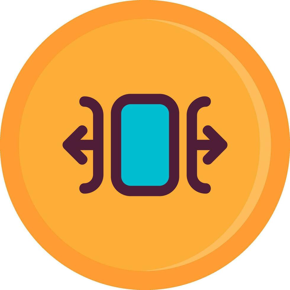 Carousel horizontal Line Filled Icon vector