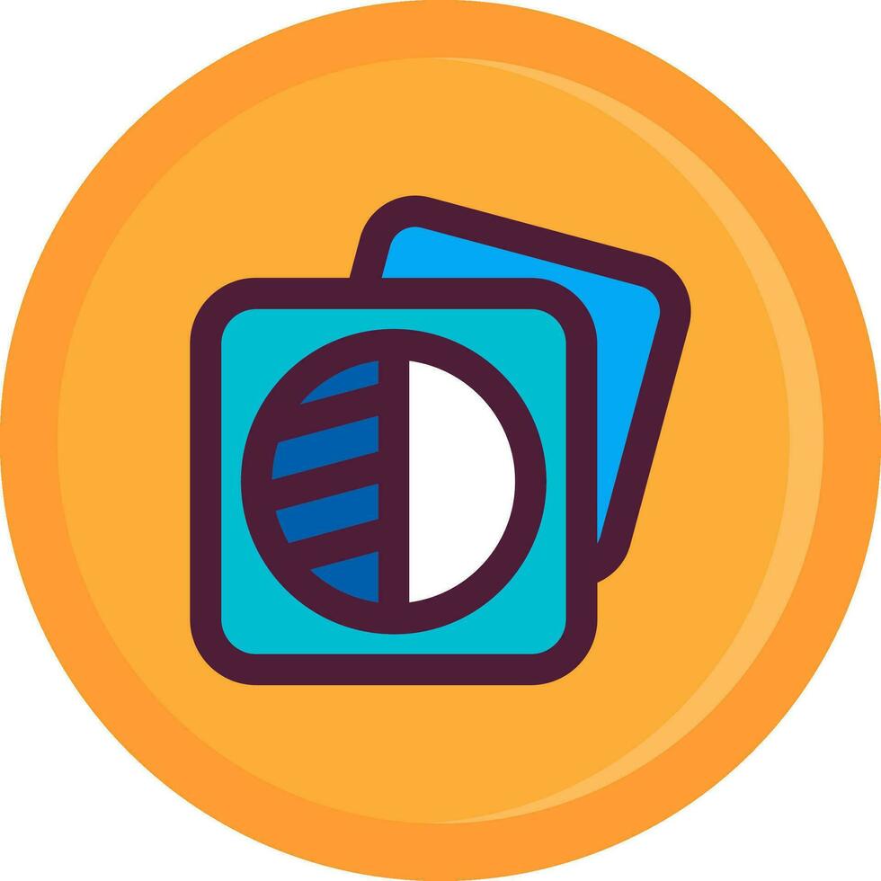 Image shadows Line Filled Icon vector