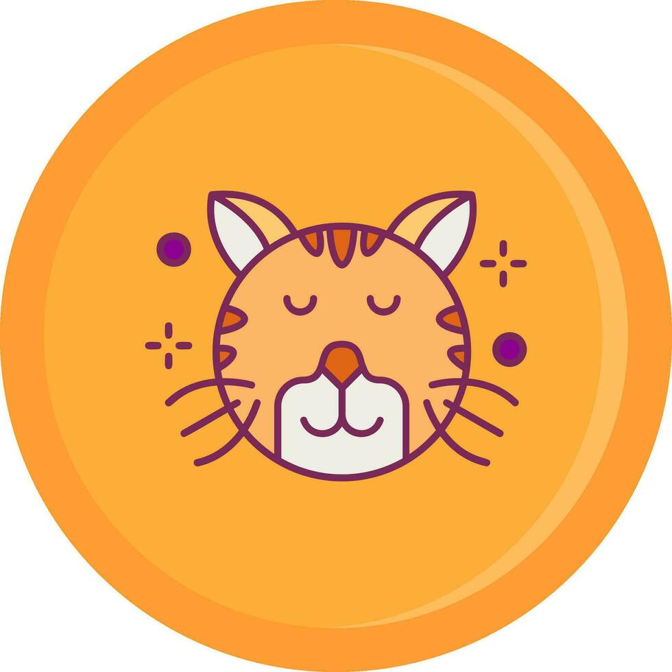 Relieved Line Filled Icon vector