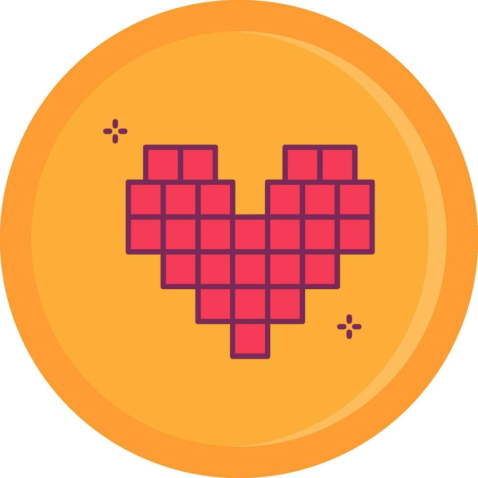 Pixels Line Filled Icon vector