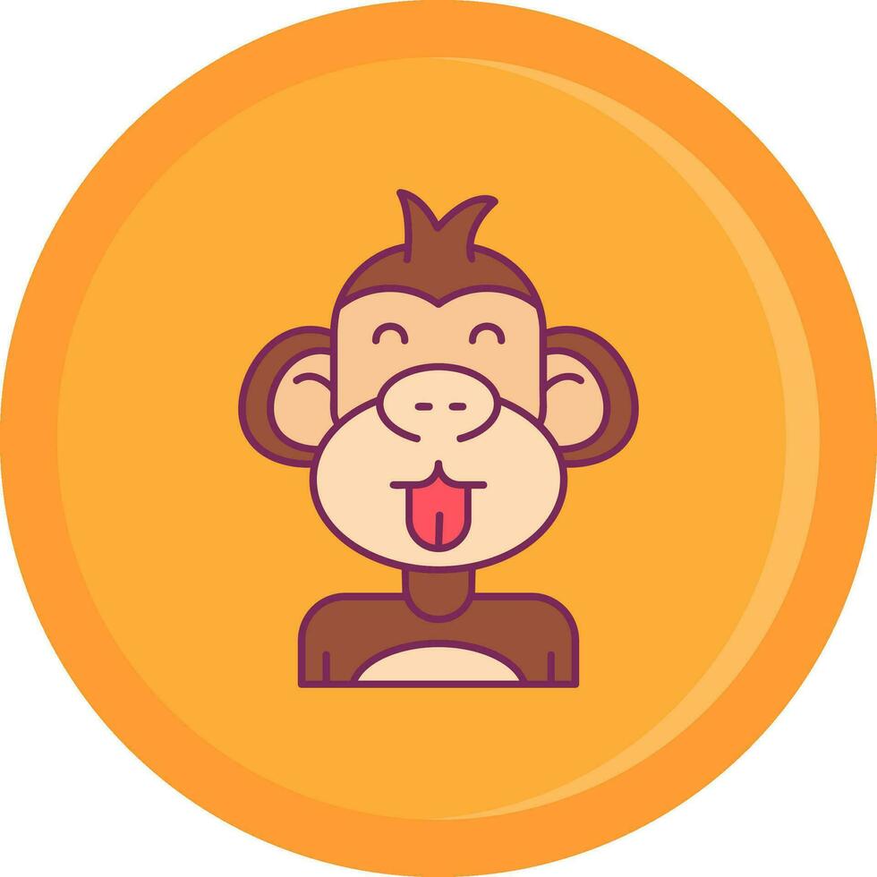 Cute Line Filled Icon vector