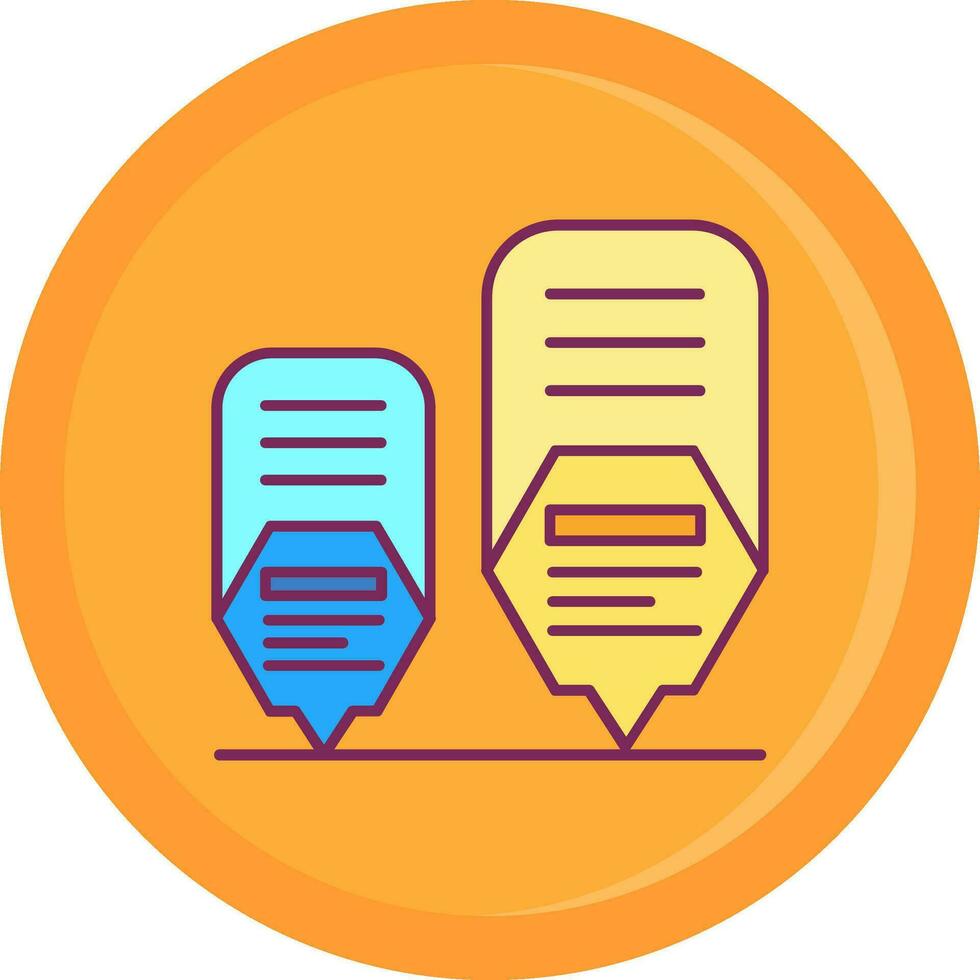 Infographic elements Line Filled Icon vector