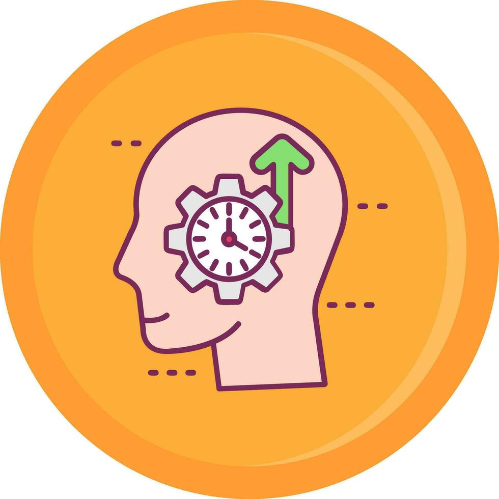 Productivity Line Filled Icon vector
