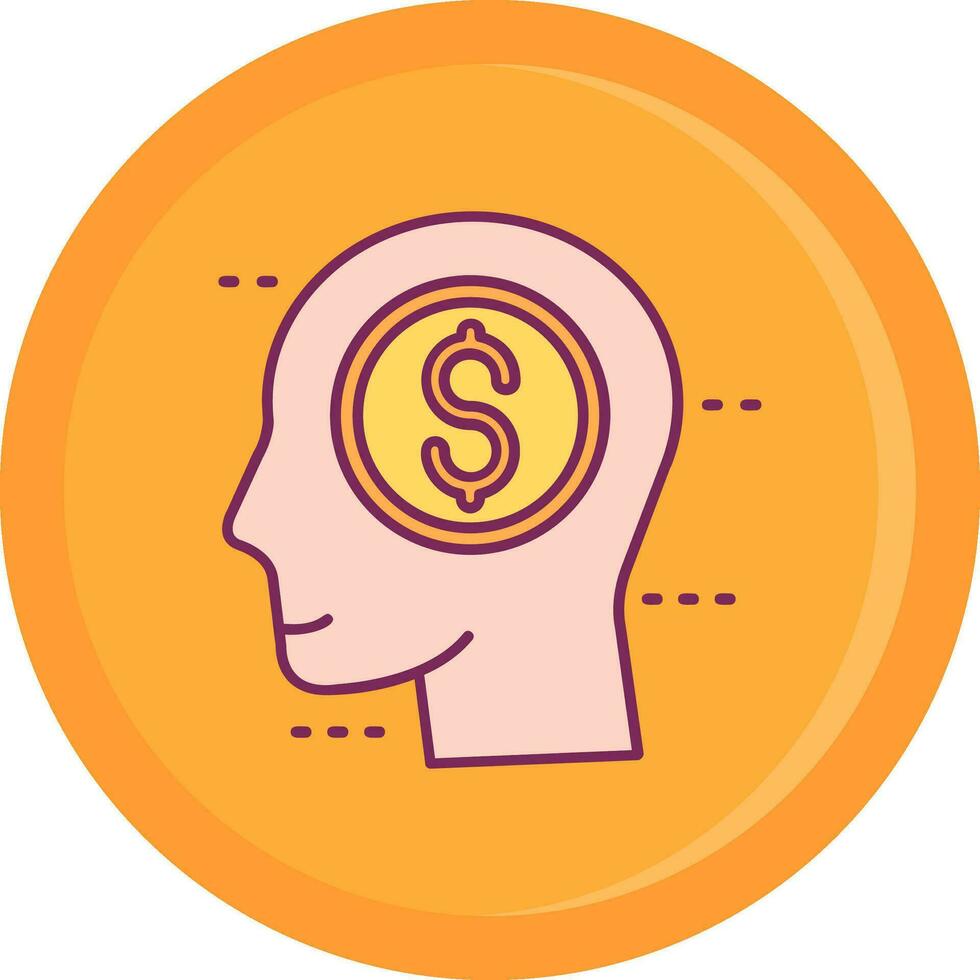Greed Line Filled Icon vector