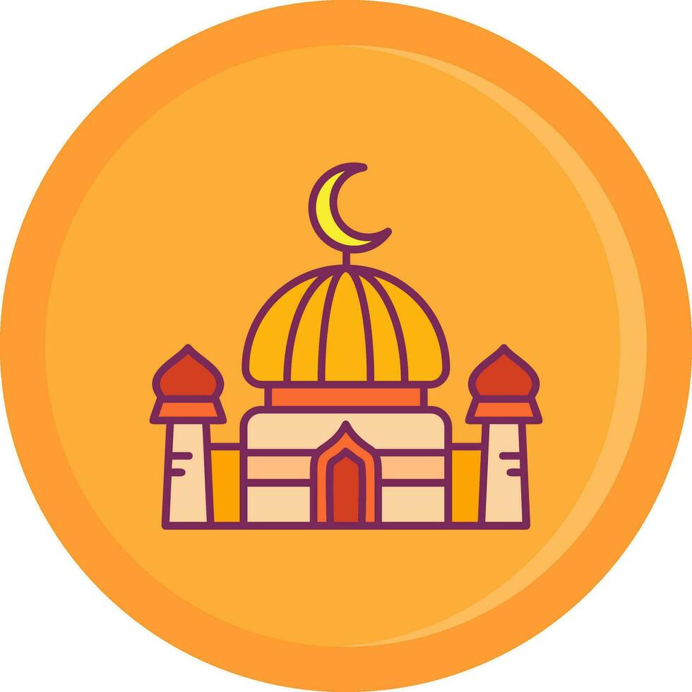 Dome Line Filled Icon vector