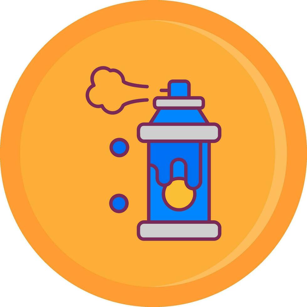 Spray Line Filled Icon vector