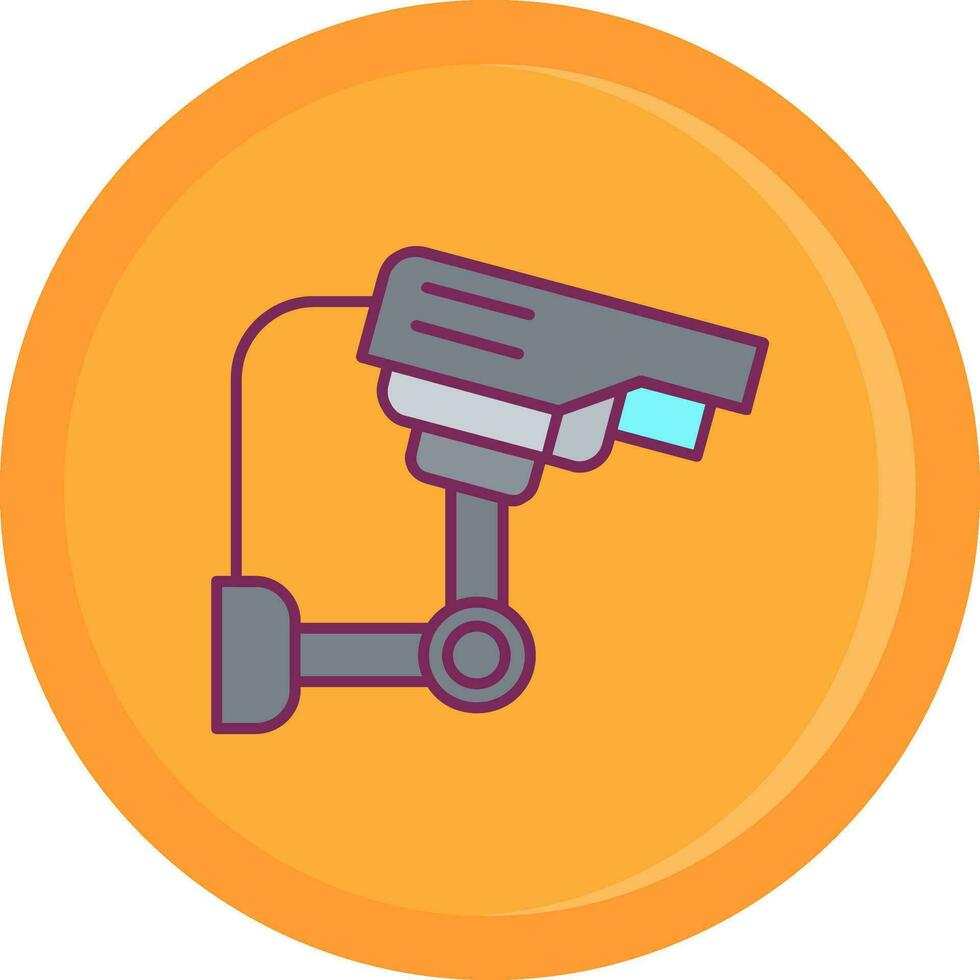 Cctv Line Filled Icon vector