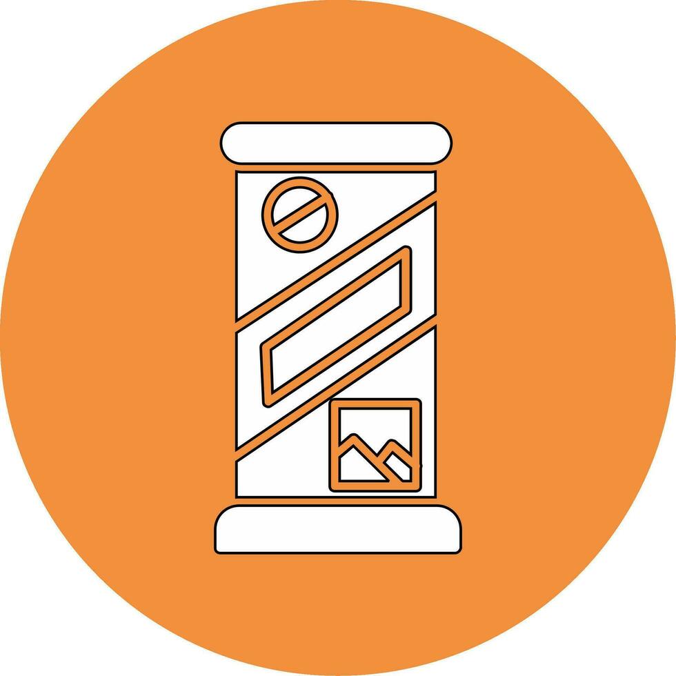 Roll Up Vector Icon