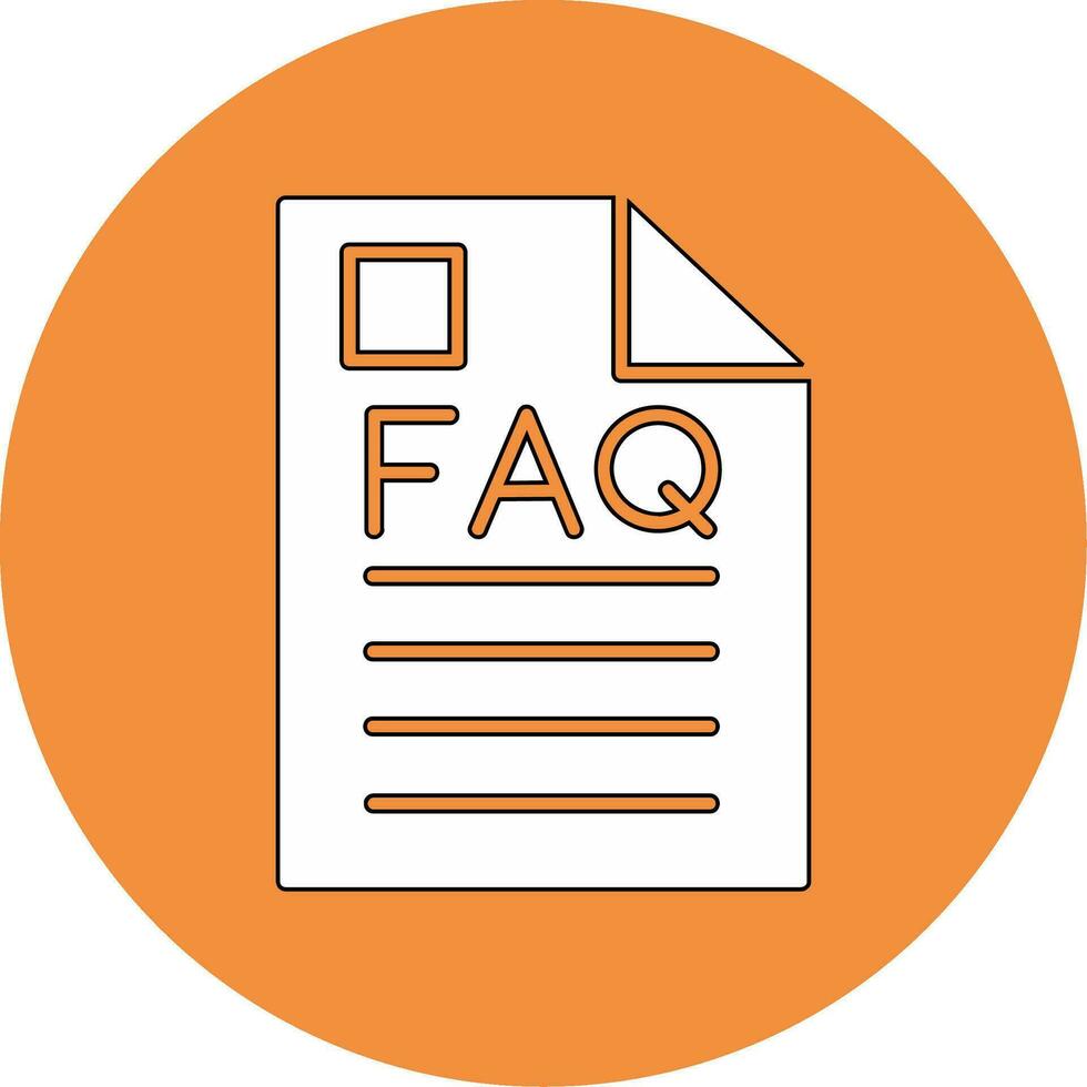 Faq Vector Icon