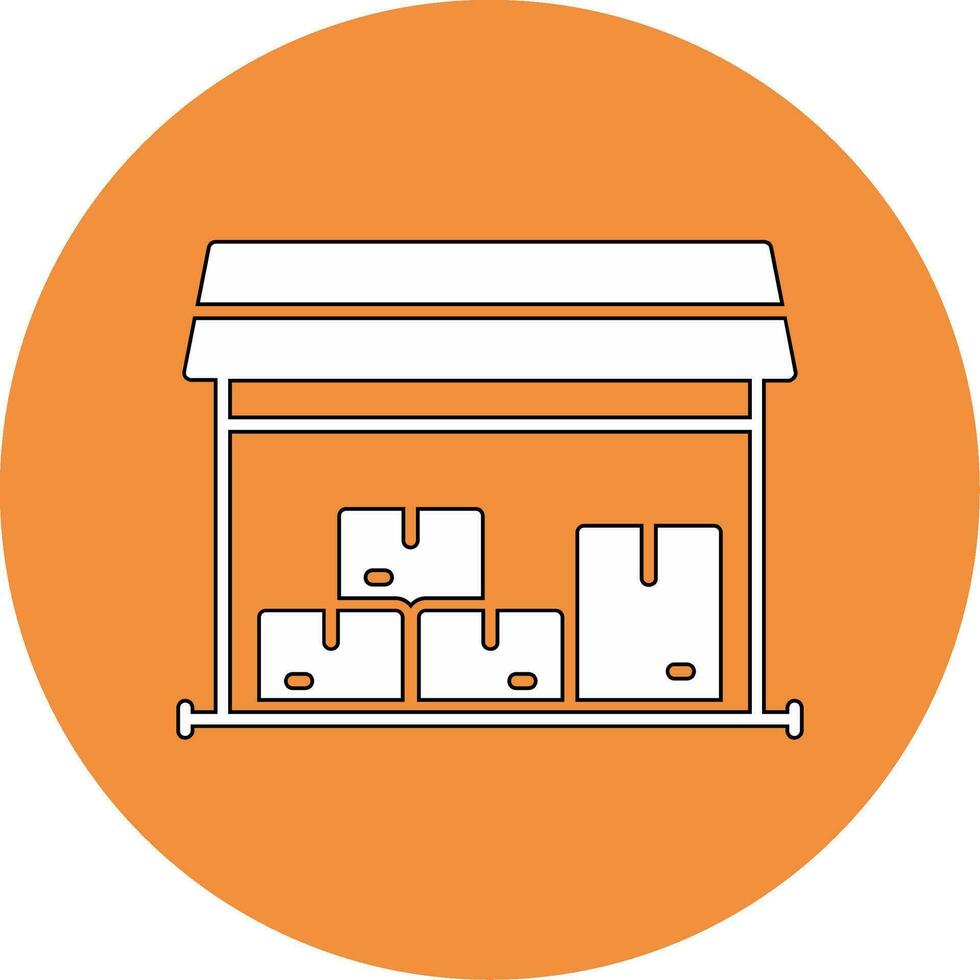 Warehouse Vector Icon