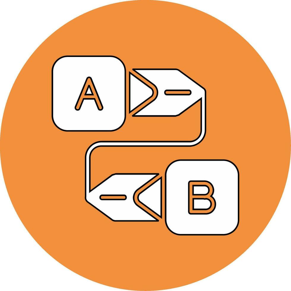 icono de vector de diagrama