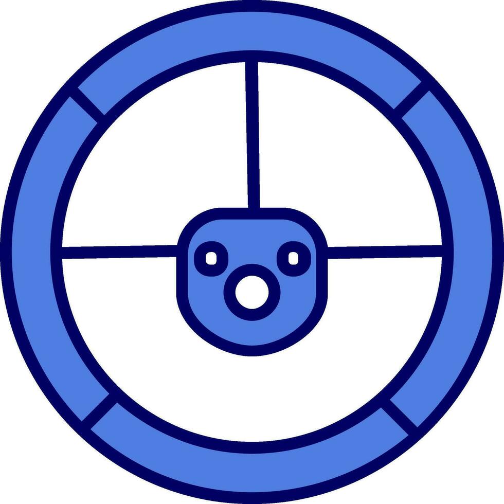 Steering Wheel Vector Icon