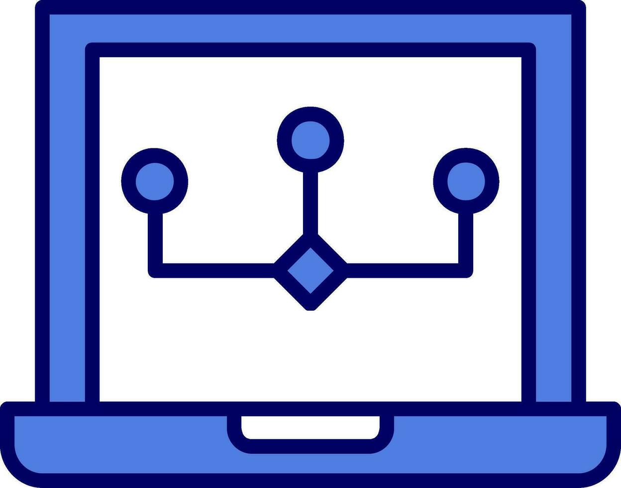 Data Modeling Vector Icon