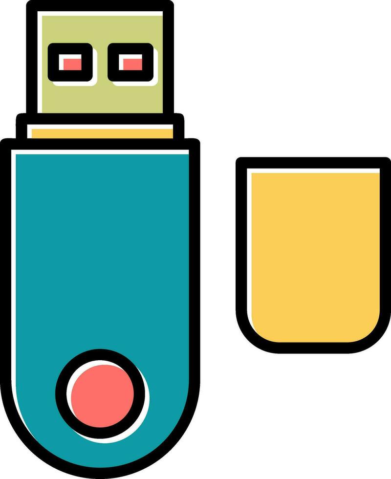 icono de vector de pendrive