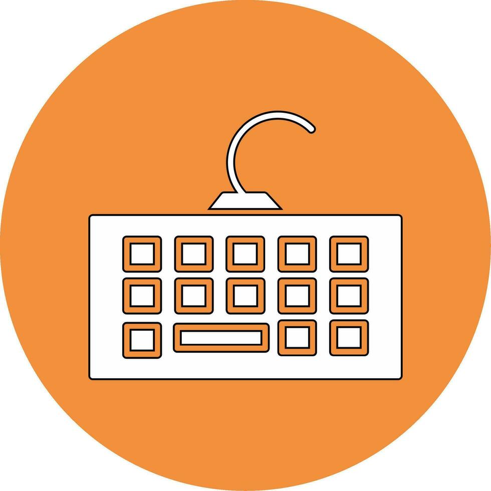 Computer Keyboard Vector Icon