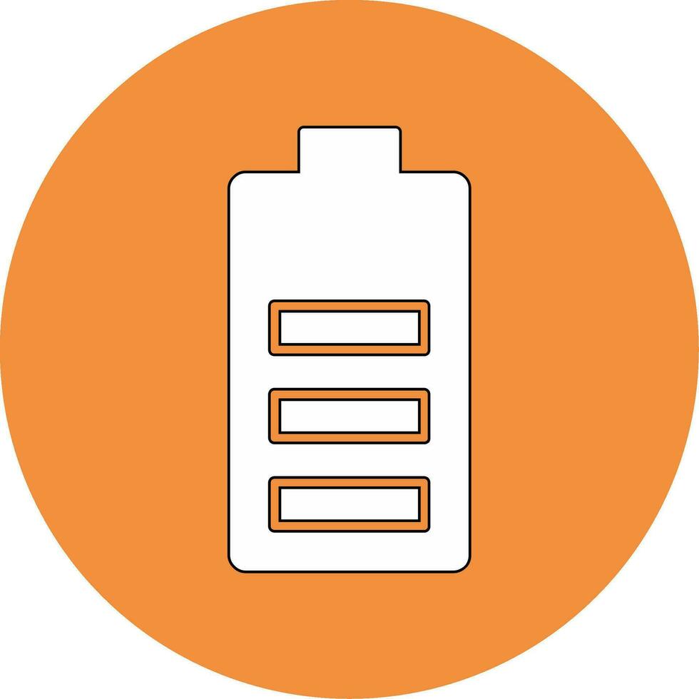 Battery Charged Vector Icon