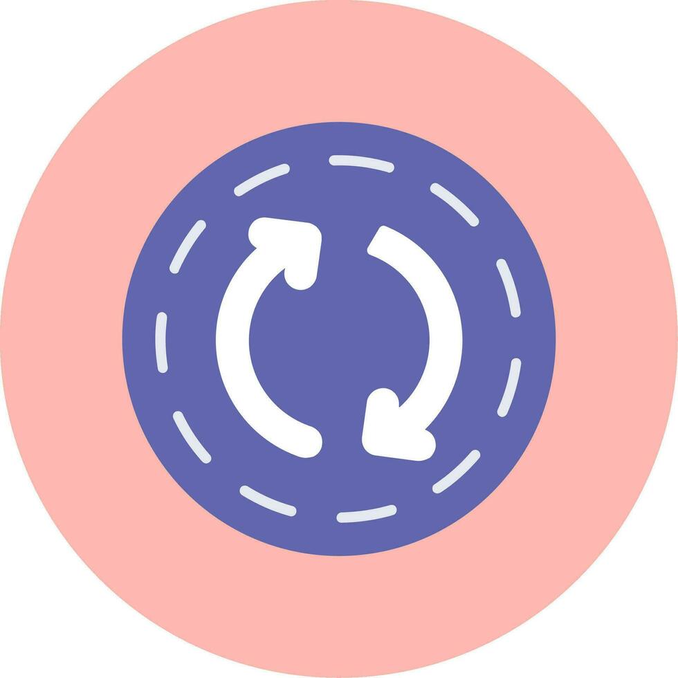 Roundabout Vector Icon