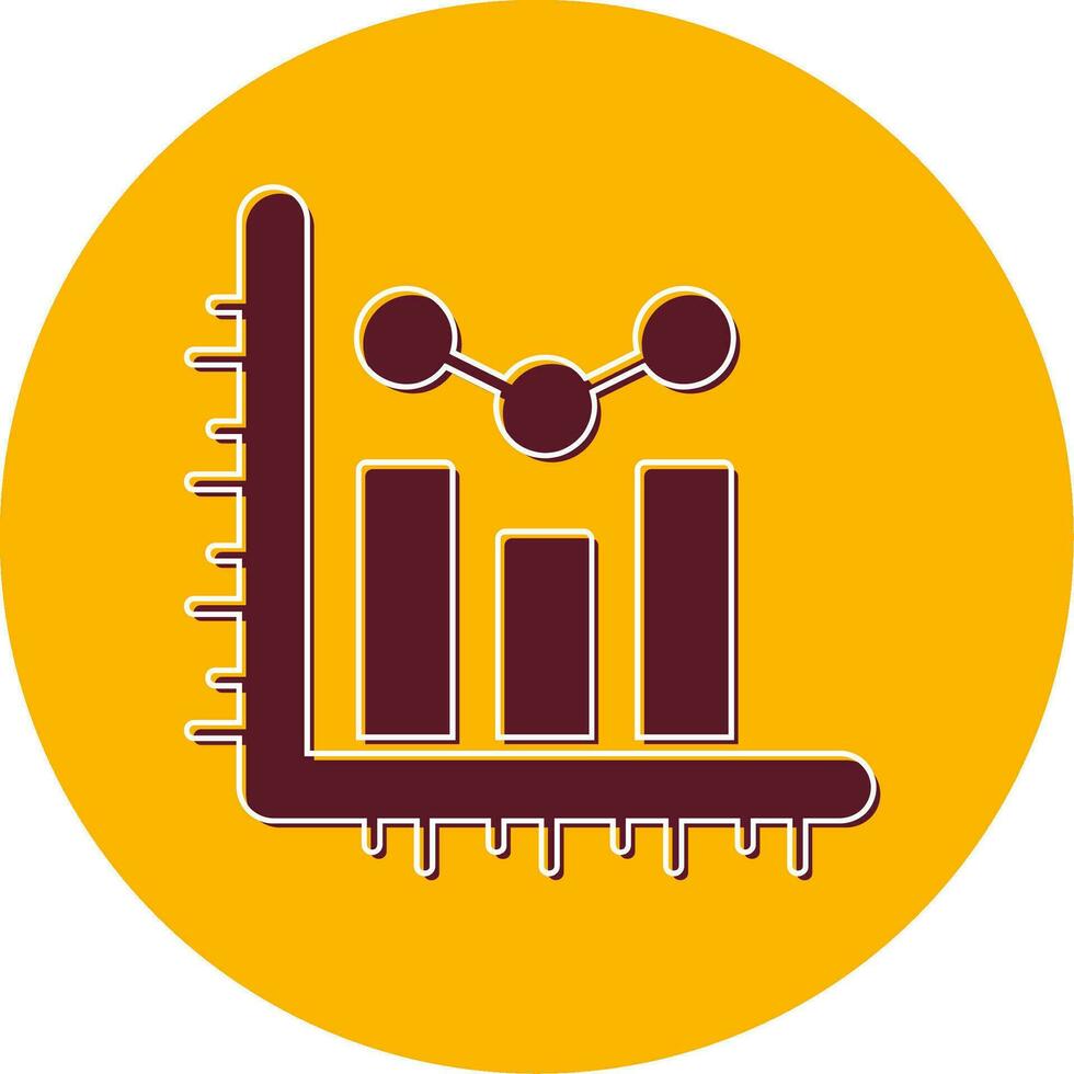 Bar chart Vector Icon