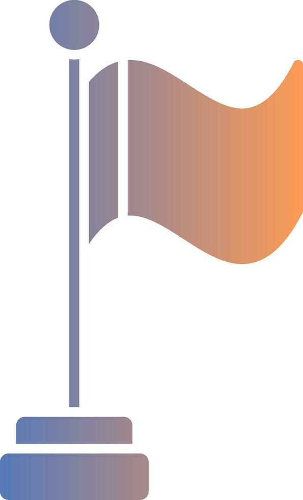 Flag Gradient Icon vector