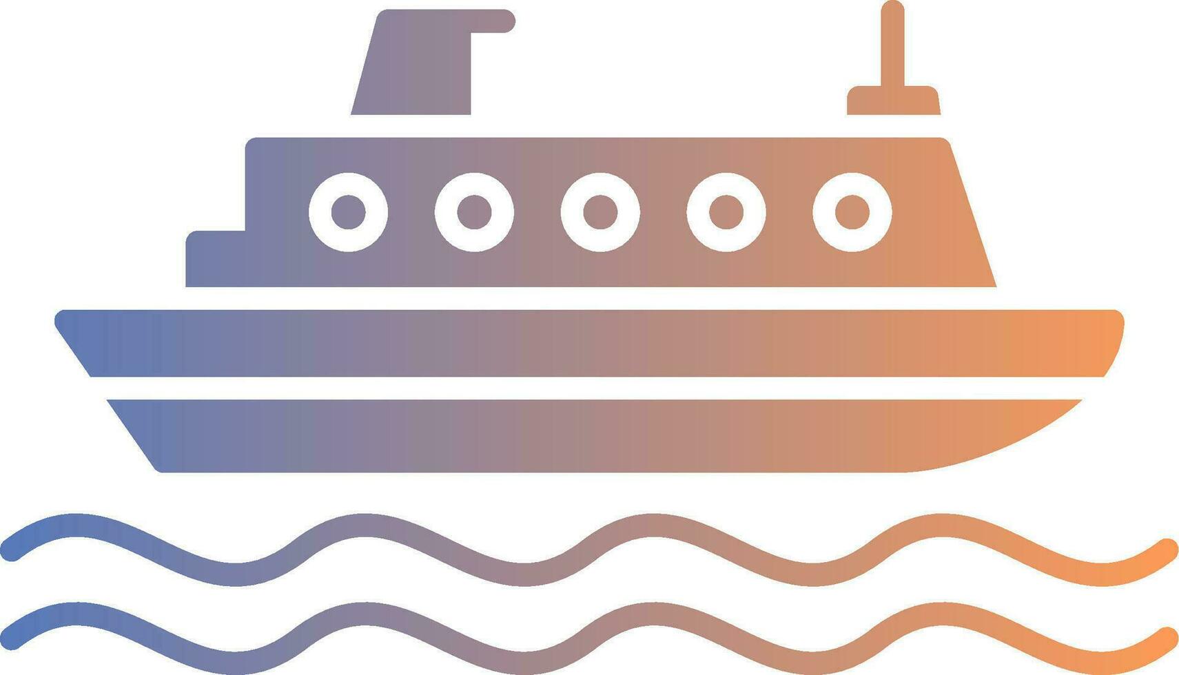 Cruiser Gradient Icon vector