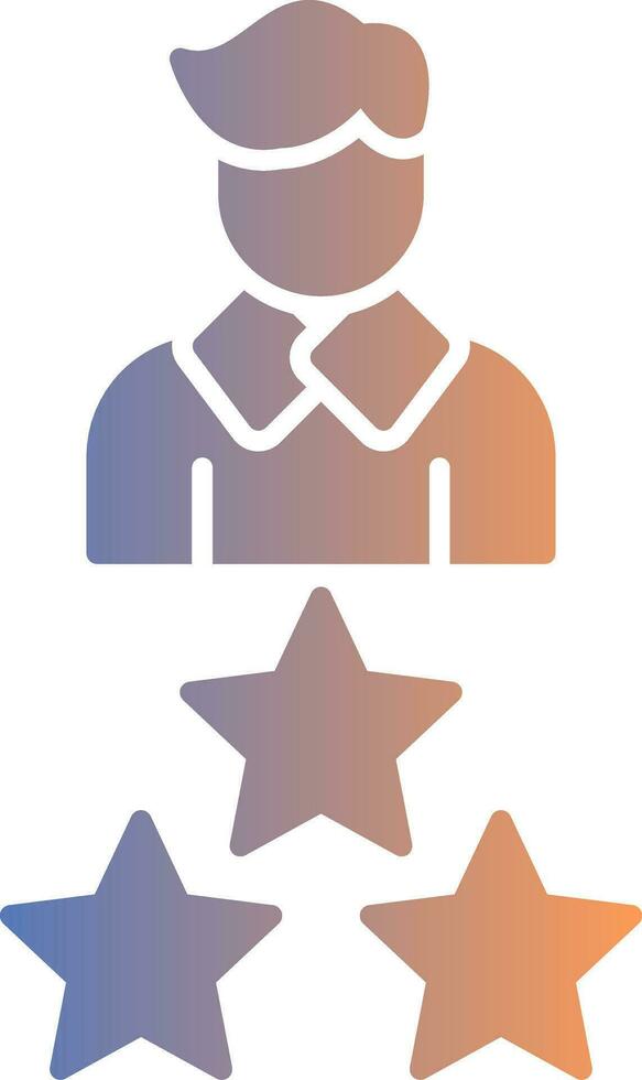 Expert Gradient Icon vector