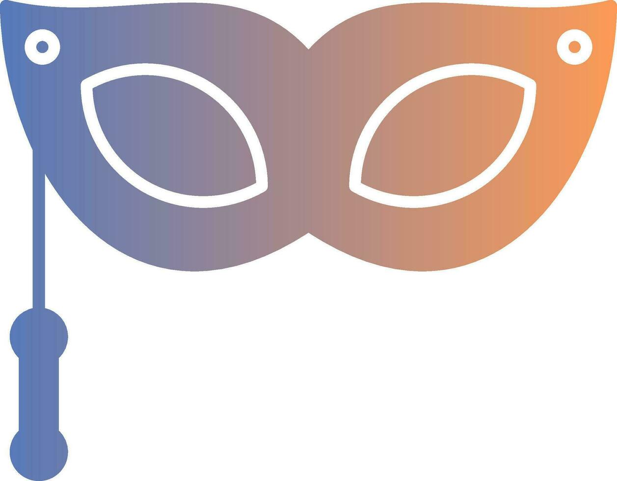Eye Mask Gradient Icon vector