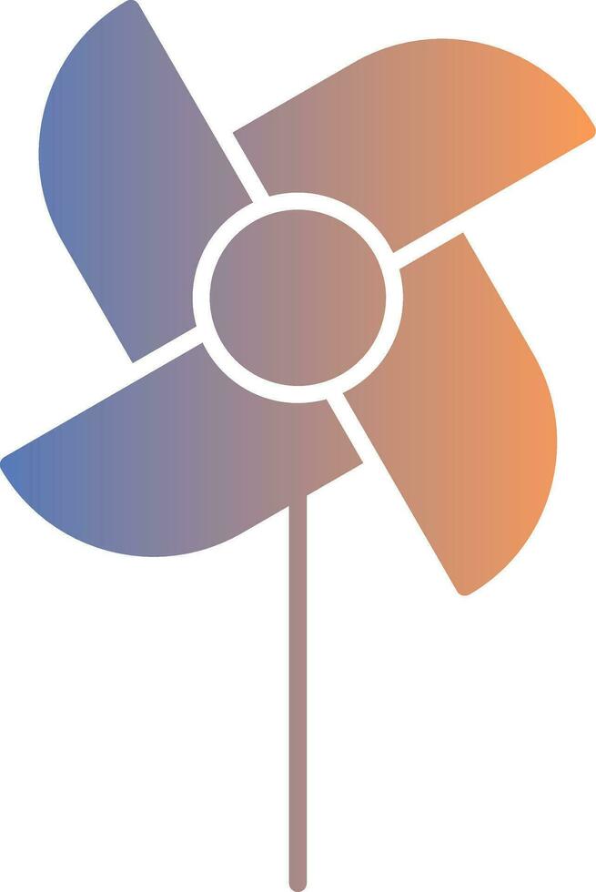 Pinwheel Gradient Icon vector