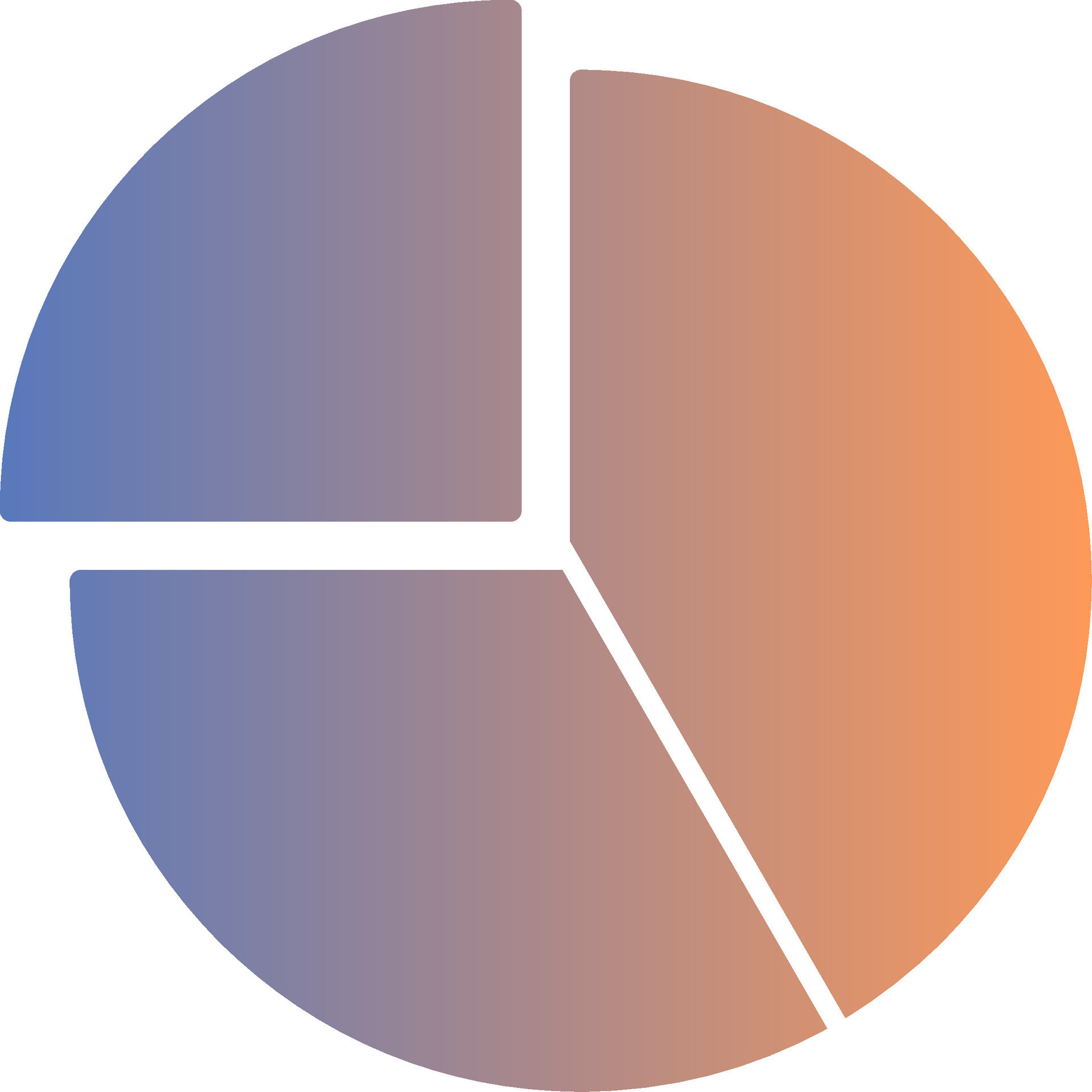Pie Chart Gradient Icon 36958901 Vector Art at Vecteezy