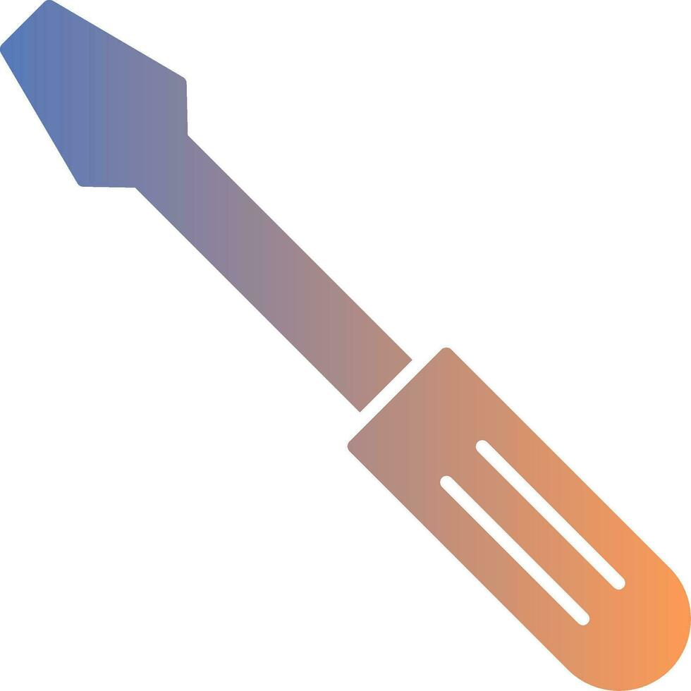 Screwdriver Gradient Icon vector