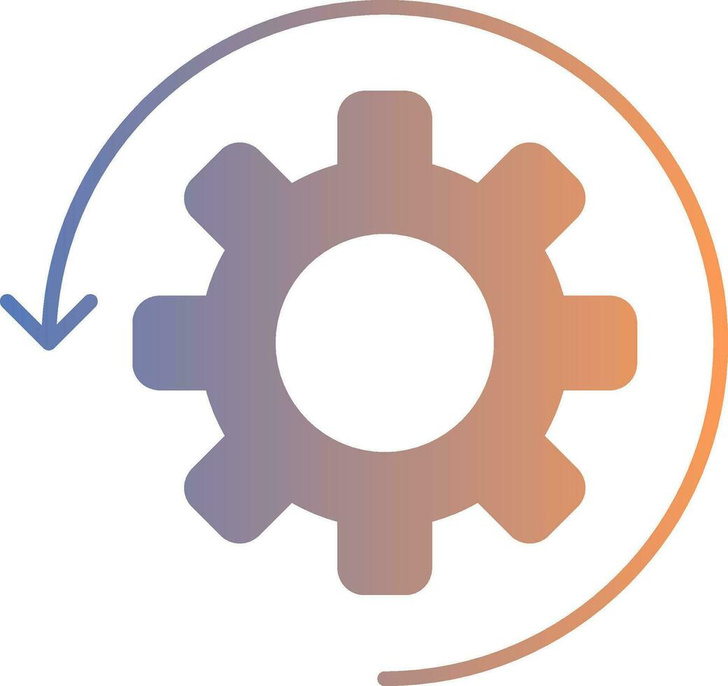 Automate Gradient Icon vector