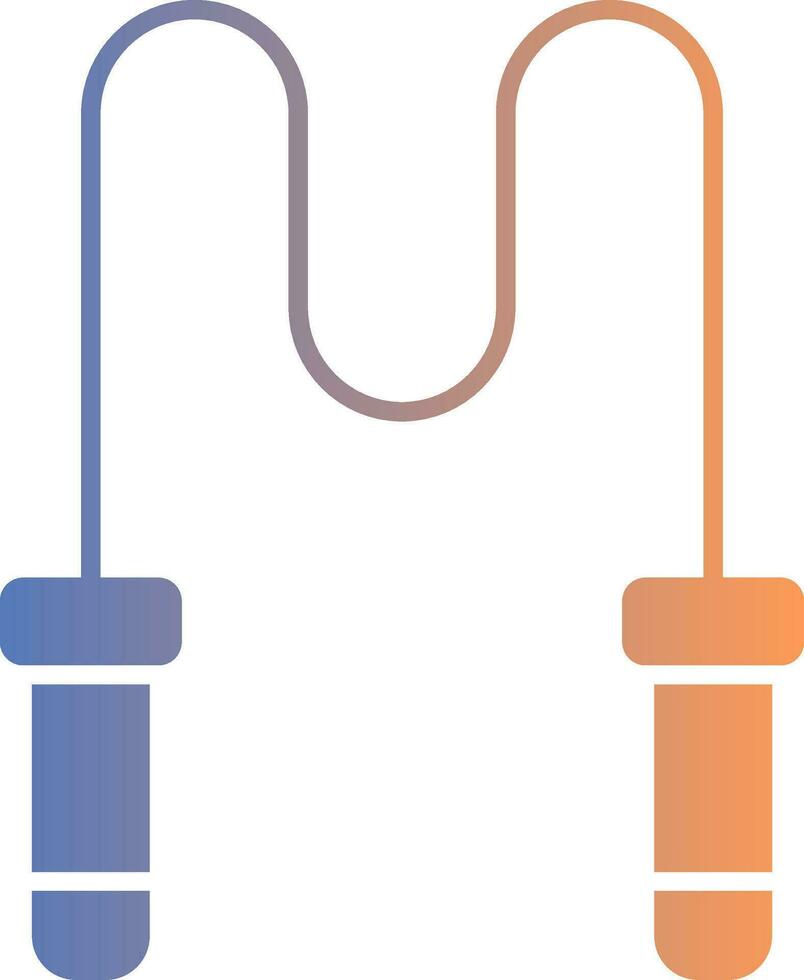 Skipping Rope Gradient Icon vector