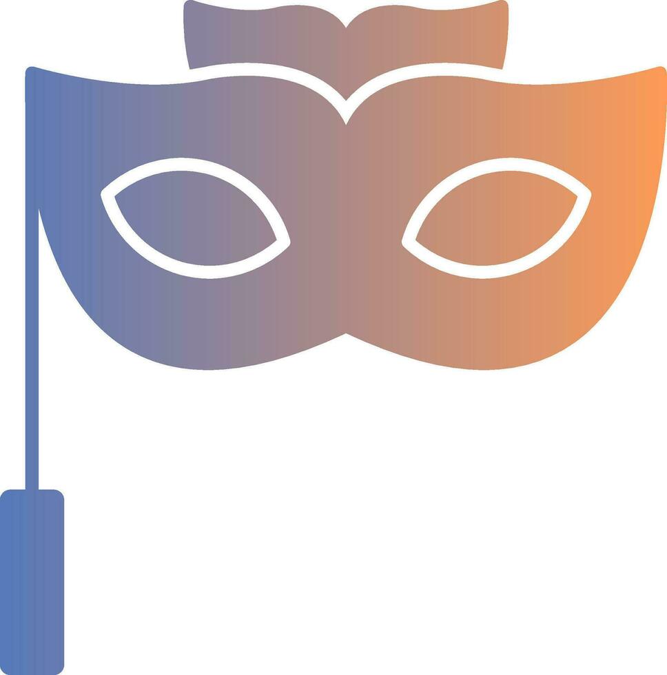 Eye mask Gradient Icon vector