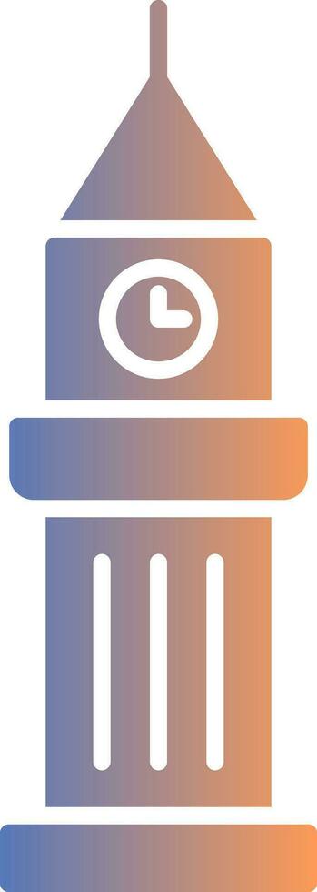 Tower Gradient Icon vector