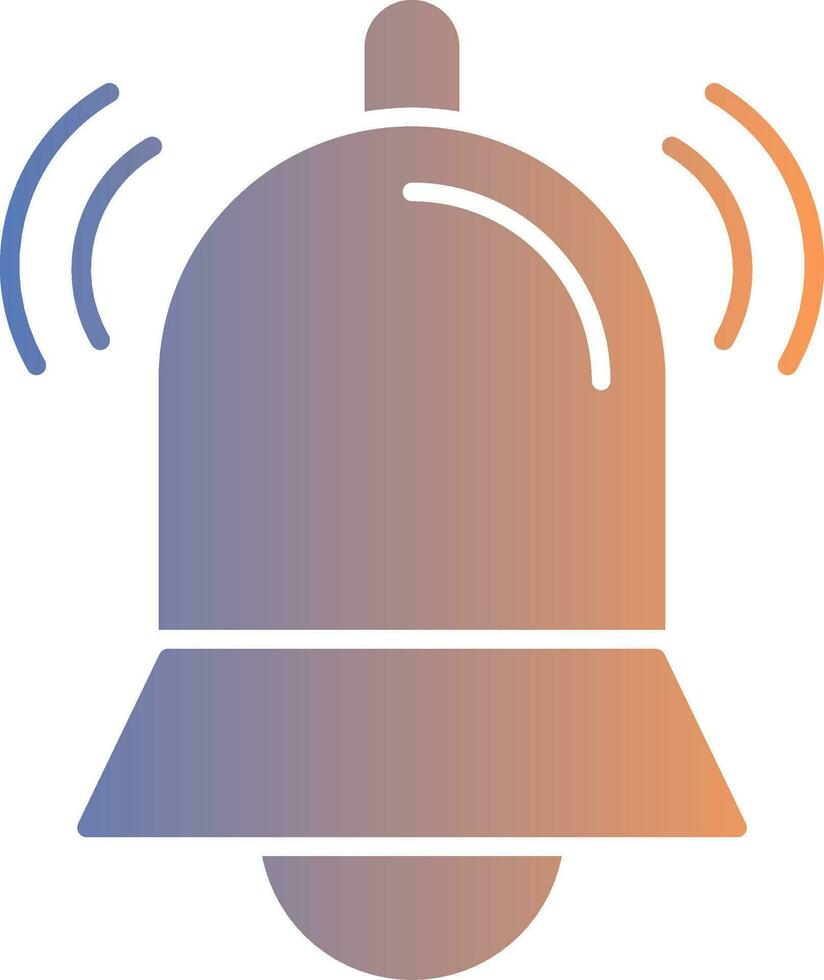 Bell Gradient Icon vector