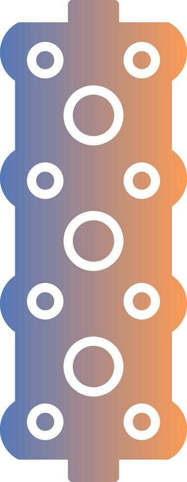 Gasket Gradient Icon vector