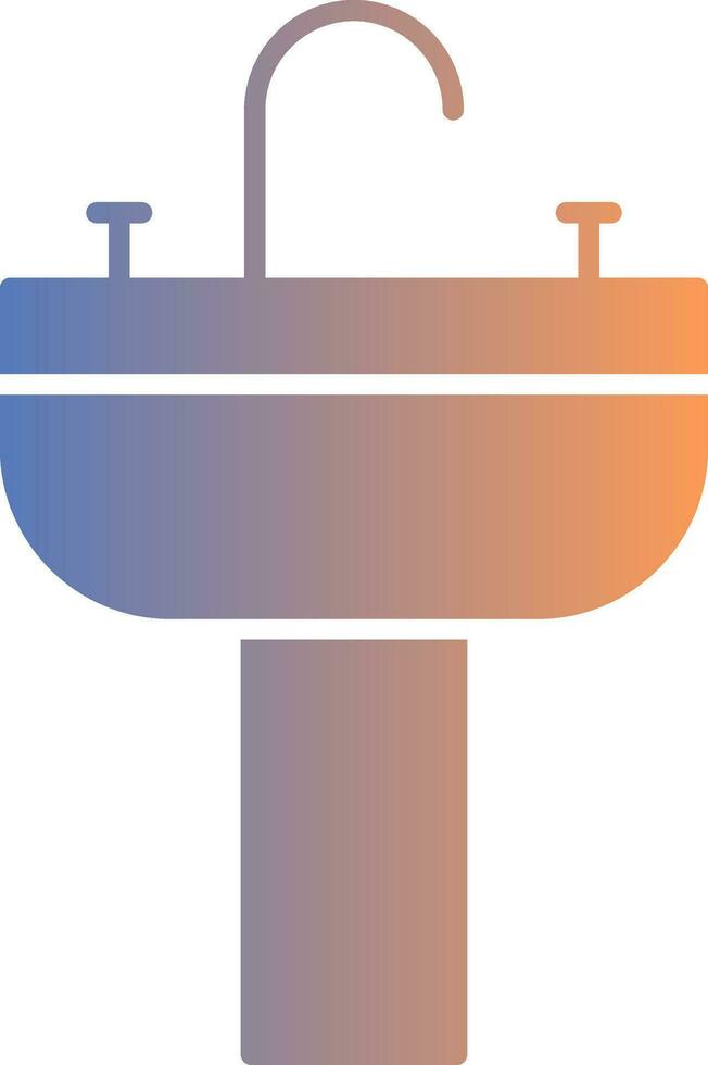 Sink Gradient Icon vector