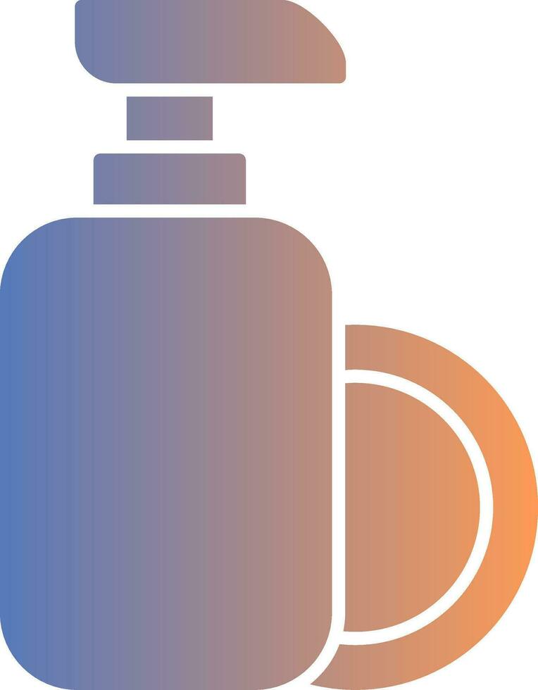Dish Soap Gradient Icon vector