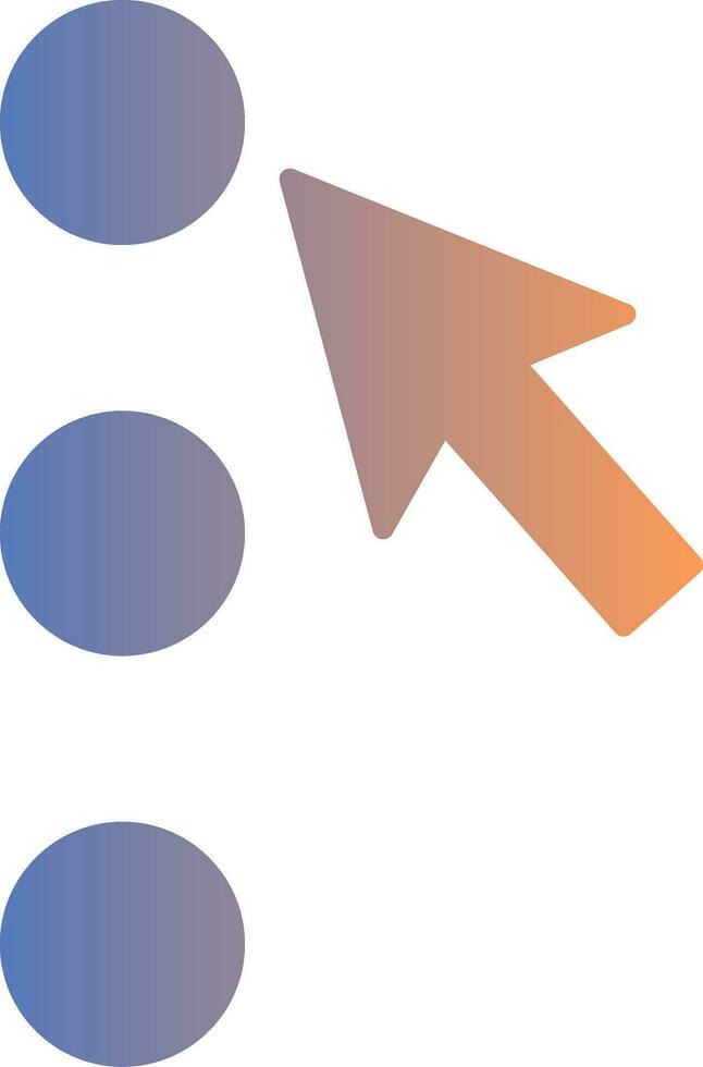 Option Gradient Icon vector