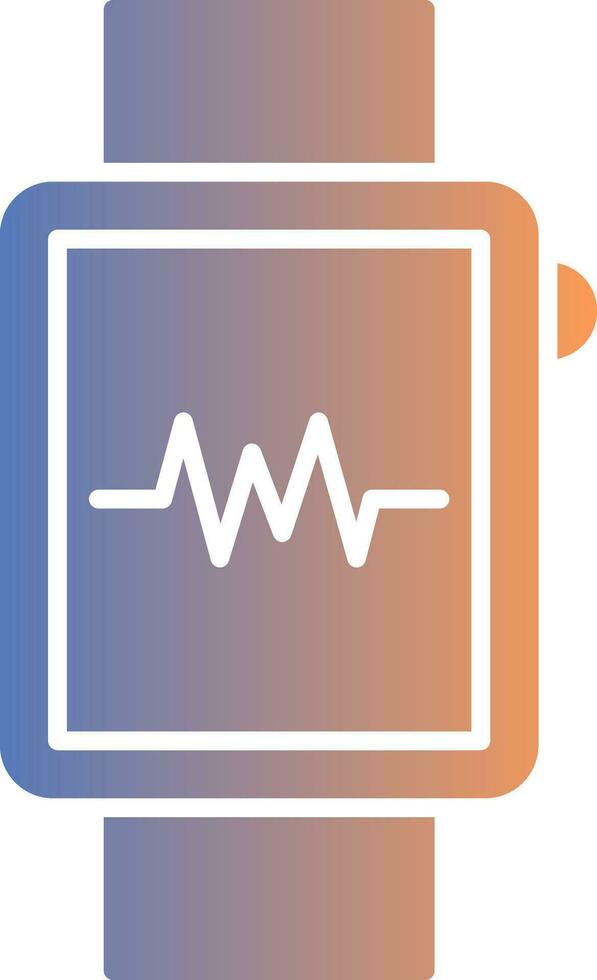 Smartwatch Gradient Icon vector