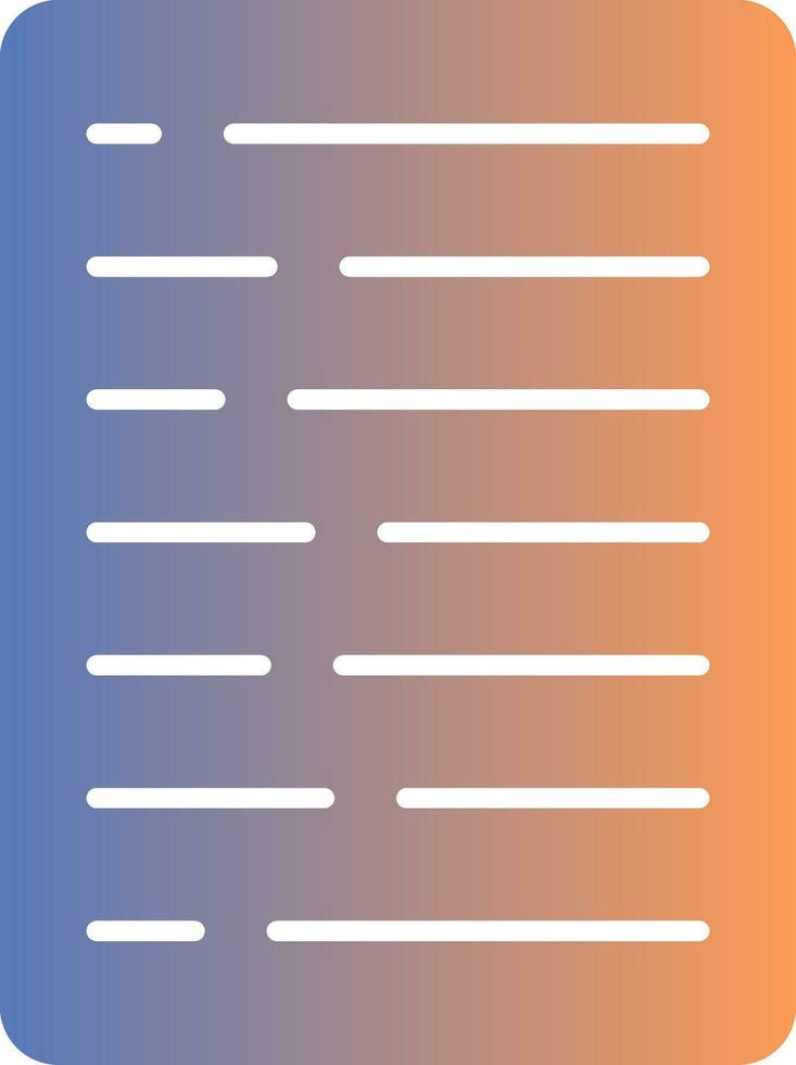 Declare Gradient Icon vector