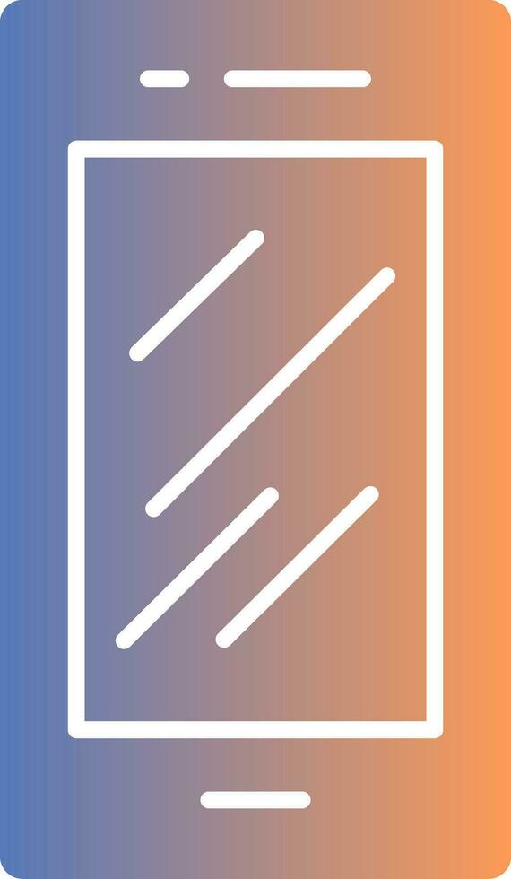 Mobile Phone Gradient Icon vector
